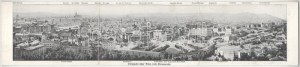 1906 Wien, Vienna, Bécs; Gruss vom Wiener Riesenrade im Prater, Fernsicht über Wien vom Riesenrade ...