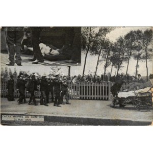 Kontich, Contich; Catastrophe 21. Mai 1908. / railroad accident, victims (EM)