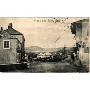 1908 Bileca, Bilek; Herm. Agid. / street view (worn surface)