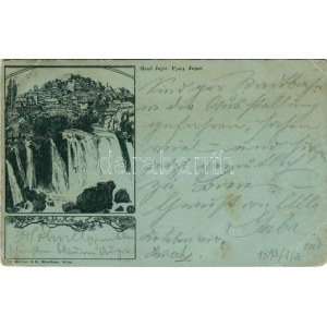 1898 Jajce. Ch. Reisser &amp; M. Werther Art Nouveau, floral + Jubiläums-Ausstellung Wien 1898 So. Stpl. (EB...