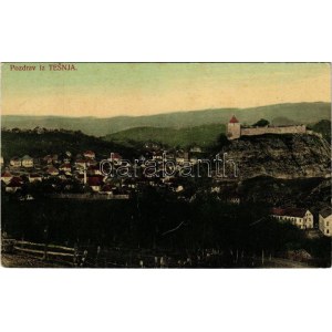 1913 Tesanj, Pozdrav / general view (EK)