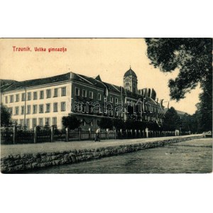 Travnik, Velika gimnazija / grammar school. W.L. Bp. 4805. F. Lipski (EB)
