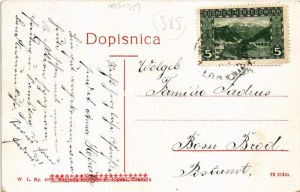 Travnik, Velika gimnazija / grammar school. W.L. Bp. 4805. F. Lipski (EB)