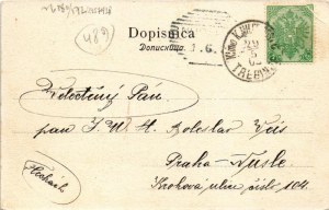 1902 Trebinje, Untere Bazargasse / street, market, bazaar, shop (EB)