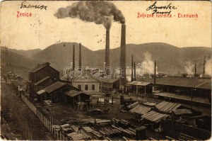 1913 Zenica, Zeljezne tvornica / Eisenwerk / ironworks, iron factory. W.L. Bp. 3590-909. Béla Hirschfeld (EB...