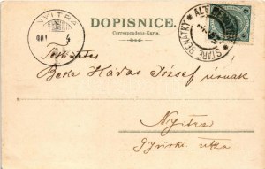 1901 Benátky nad Jizerou, Nové Benátky, Benátek; Cukrowar, Továrna na Carborundum, Pohled / sugar factory...