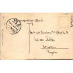 1906 Dobrany, Dobrzan; multi-view postcard with railway station (r)