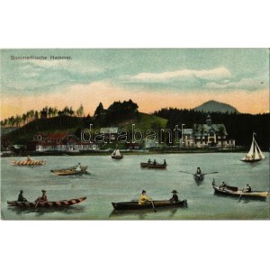 Hamr na Jezere, Hammer am See; villas, boats (EK)