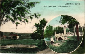 1912 Jablunkov, Jablunkau; Szygla, Kaiser Franz Josef Jubiläums-Brücke / bridge. Ed. Feitzinger's Kunstverlag (EK...