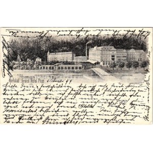 1899 (Vorläufer) Karlovy Vary, Karlsbad; Grand Hotel Pupp (hole)
