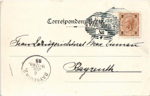 1899 (Vorläufer) Karlovy Vary, Karlsbad; Grand Hotel Pupp (hole)