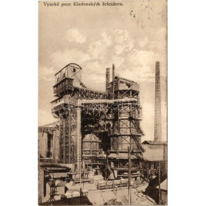 1932 Kladno, Vysoké pece Kladenskych zelezáren. K. Zuna / iron factory, blast furnace (EK)