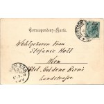1900 Novy Jicín, Neutitschein; Stadtplatz / square, shops (EK)
