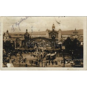 1922 Praha, Prag; Vystaviste / Expo, autobuses (EK)