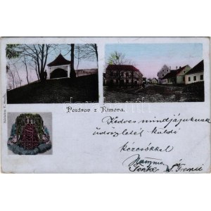 1908 Rímov, Rimau; calvary, square. V. Stanek (small tear)