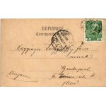1908 Rímov, Rimau; calvary, square. V. Stanek (small tear)