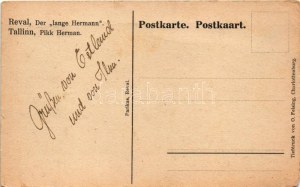 Tallinn, Reval; Pikk Herman. Parikas, Tiefdruck von O. Felsing / tower (EM)