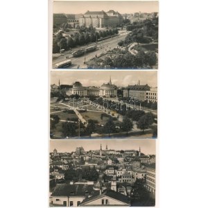 Tallinn - 12 modern black and white town photo postcards