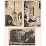 Tallinn - 12 modern black and white town photo postcards