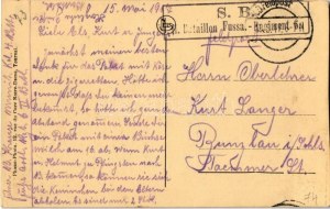 1917 Douai, La Gare / railway station, horse carts (EK)