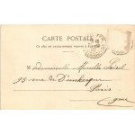 1902 Paris, Gare Montparnasse / railway station, trams (Rb)