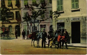 Gibraltar, Vegetables Seller, shop of J. Roscoe (EK)