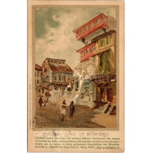 1899 (Vorläufer) Mumbai, Bombay; Hygeri -Line. Osan macht gesunde und schöne Zähne...