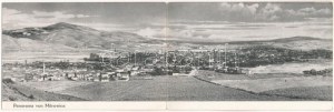 Mitrowica, Kosowska Mitrowica; 2-tiled folding panoramacard (small tear at fold)