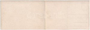 Mitrowica, Kosowska Mitrowica; 2-tiled folding panoramacard (small tear at fold)