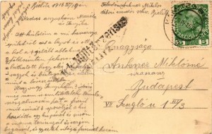 1916 Bielsko-Biala, Bielitz; Kavallerie-Kaserne. B. L. B. 1916 / K.u.k. military barracks + 