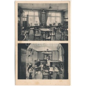 1931 Boleslawiec, Bunzlau; Konditorei und Kaffee P. Hoyer / confectionery and café, interior (EK)
