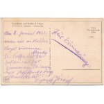 1931 Boleslawiec, Bunzlau; Konditorei und Kaffee P. Hoyer / confectionery and café, interior (EK)