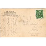 1908 Brzeszcze, Kosciol parafialny, Kopalnia wegla Kamiennego, Dwór, Sklep. p. Slebarskiego. Robert Krischke Fotograf ...