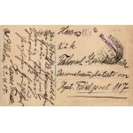 1917 Chelm, Kulm, Holm, Cholm; Judenstraße / street view, church + Staffel für Marschformationen (fa...