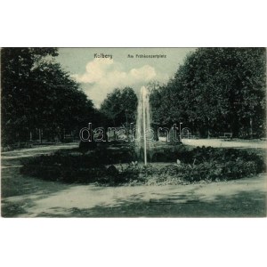 Kolobrzeg, Ostseebad Kolberg; Am Frühkonzertplatz / park