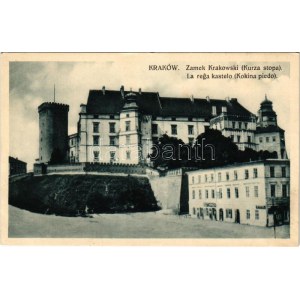 Kraków, Krakkó, Krakau; Zamek Krakowski (Kurza stopa) / castle, restaurant, beer hall (fl)