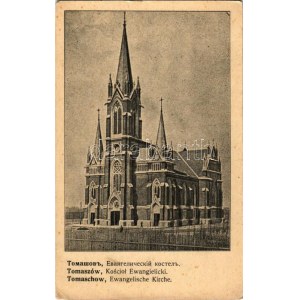 Tomaszów Mazowiecki, Tomaschów; Kosciol Ewangielicki / Ewangelische Kirche / Lutheran church (EK)
