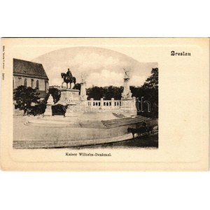 Wroclaw, Breslau; Kaiser Wilhelm-Denkmal / monument (EK)