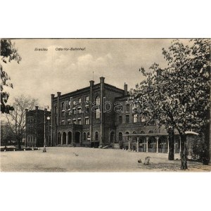 Wroclaw, Breslau; Odertor-Bahnhof / railway station (fl)