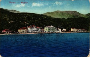 1914 Meljine, Megline; (worn corners)