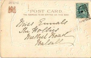 1902 Ipswich, Town hall and post office. Raphael Tuck & Sons 