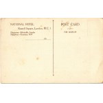 London, National Hotel, entrance hall, the lounge, interior. Upper Bedford Place, Russel Square (EK)
