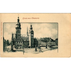 Chemnitz, view, shops. Winkler &amp; Voigt (EB)