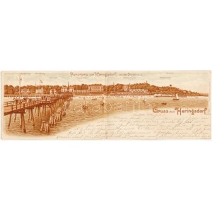 Heringsdorf, Panorama, Villa Berthold, Strandbourg, Villa Helft, Kurhäuser, Strand CAsino, Badeanstalt, Der Kulm...