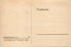 1913 Leipzig, Internationale Baufach-Ausstellung Stand Nr. 767. Kuntze & Leistner, elektrische Kraftanlagen ...