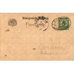 1896 Nürnberg, Bayerische Landes-Ausstellung 1896. / exhibition + 5 Pfennig Ga (EB)