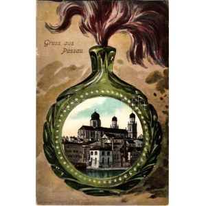 Passau, general view, montage. Ottmar Zieher (pinhole)