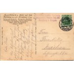 1916 Pöhlbergturm, Rundschau, Hotel. Verlag M. Preller / mountain, tower, hotel, with directions. litho (EK...