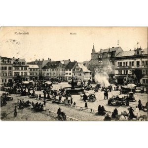Rudolstadt, Markt, Gasthaus / market, hotel