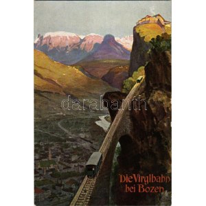 Bolzano, Bozen (Südtirol); Funicolare del Virgolo / Virglbahn. Albert Stolz / funicular railway